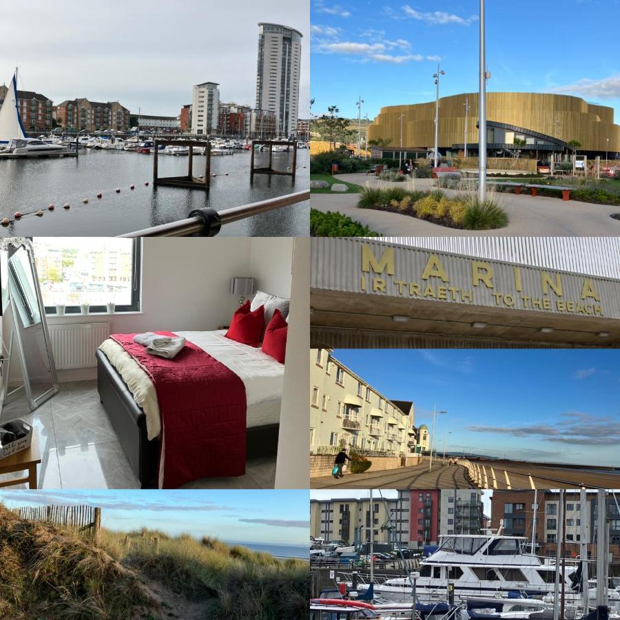 Swansea Bay, Marina & Arena View Mins To Beach & City 외부 사진